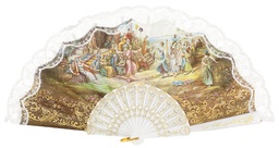 [289/3] Abanico plástico colección (BLA)