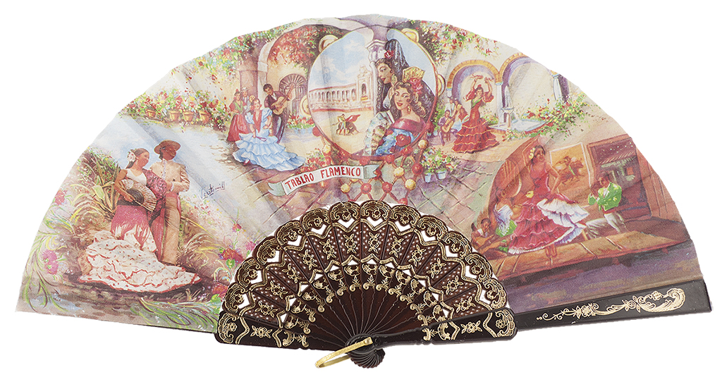 Abanico plástico colección