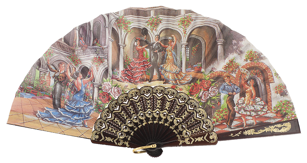Abanico plástico colección