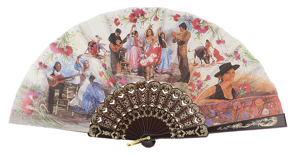 Abanico plástico colección