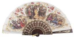 [519/3] Abanico plástico colección (NEG)