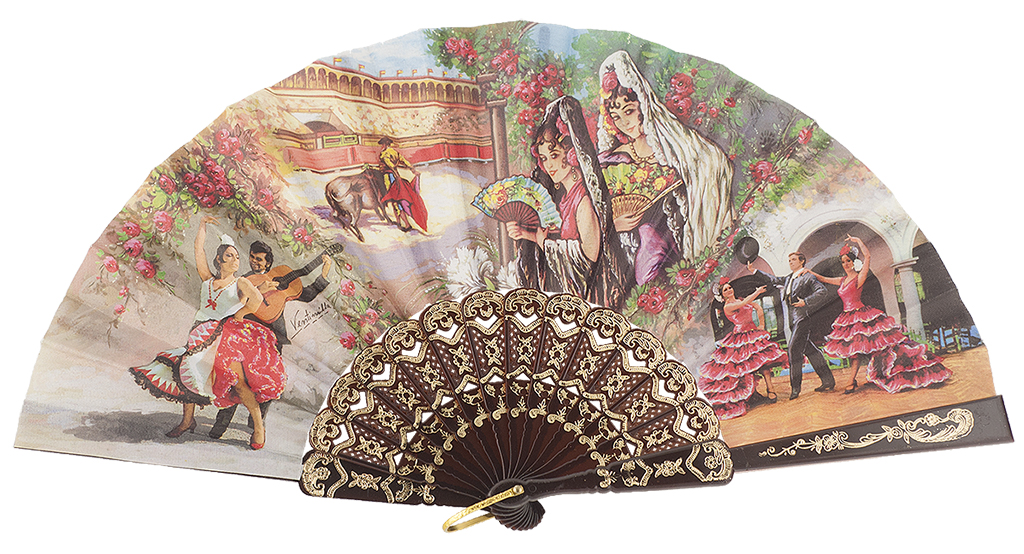 Abanico plástico colección