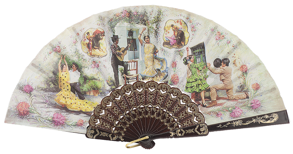 Abanico plástico colección