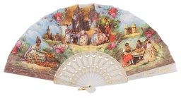 [509] Abanico plástico colección (BLA)