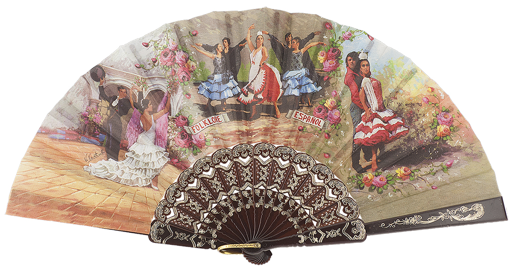 Abanico plástico colección