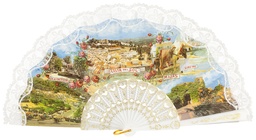 [978] Abanico plástico colección (BLA)