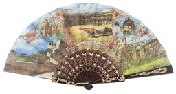 [1010/1] Abanico plástico colección (NEG)