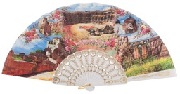 [1010/1] Abanico plástico colección (BLA)