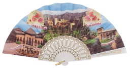 [1017/1] Abanico plástico colección (BLA)