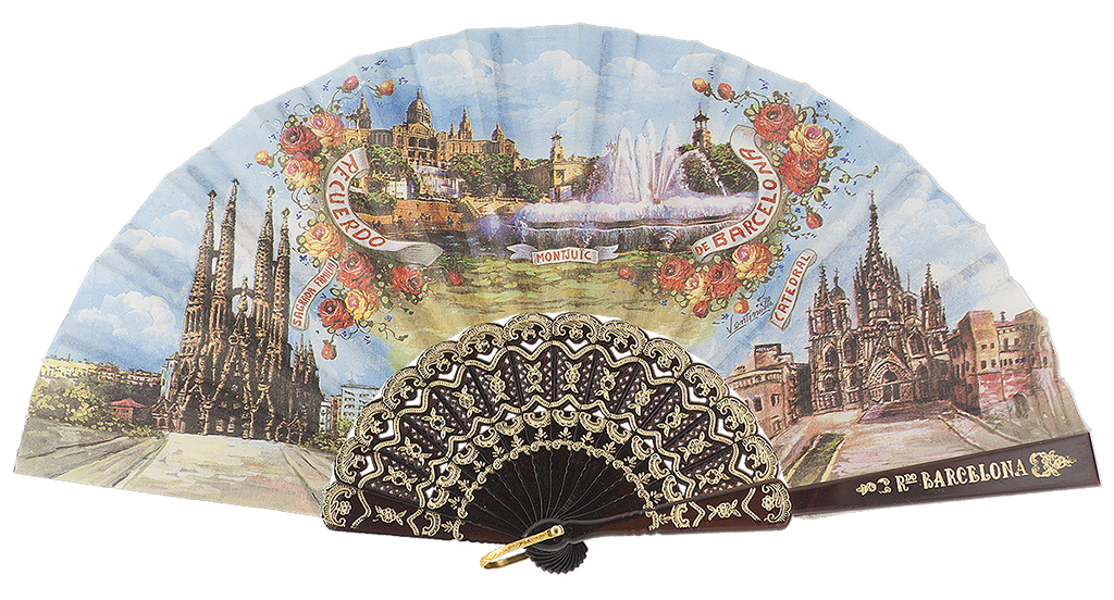 Abanico plástico colección