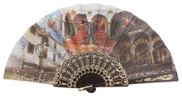 [147/1] Abanico plástico colección (NEG)