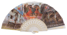 [147/1] Abanico plástico colección (BLA)