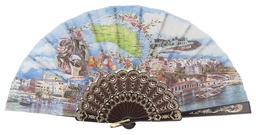 [148/1] Abanico plástico colección (NEG)
