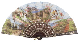 [152/1] Abanico plástico colección (NEG)