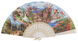 [152/1] Abanico plástico colección (BLA)