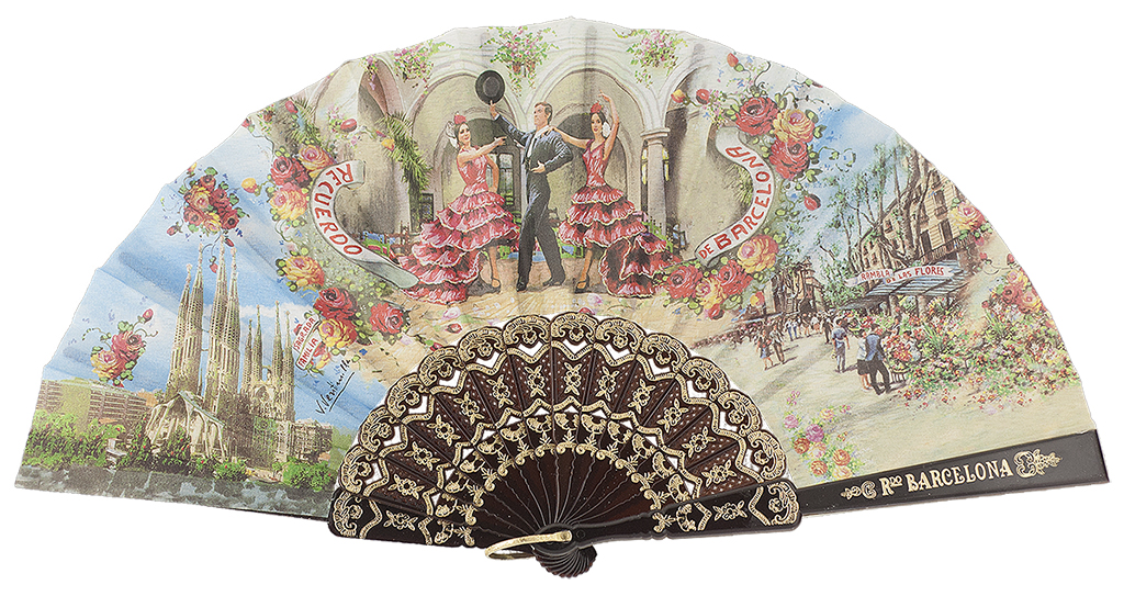 Abanico plástico colección