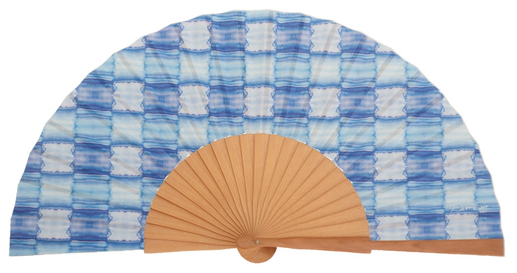 Abanico madera fantasía