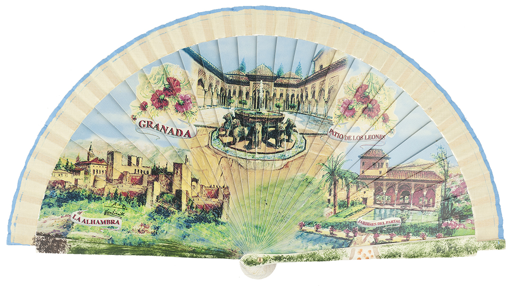 Abanico madera colección