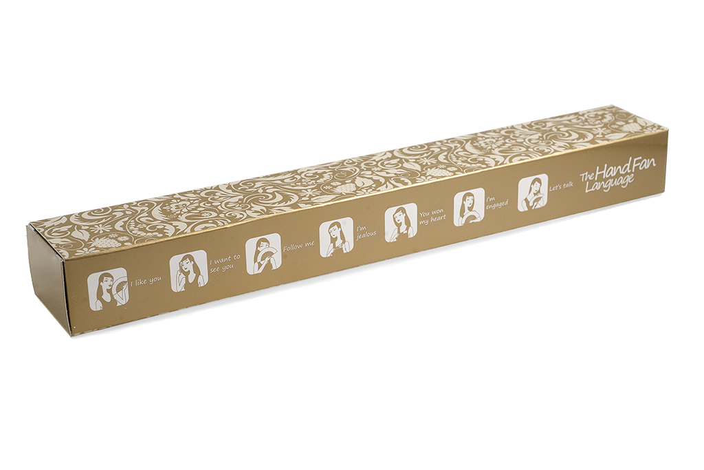 Caja individual oro