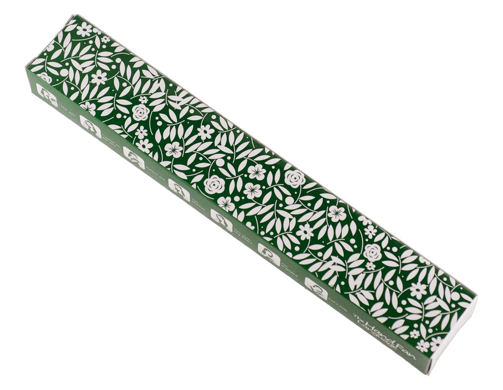 Caja individual estampado verde
