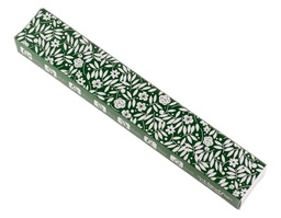 [5016] Caja individual estampado verde