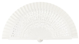 [4409] Abanico de madera (BLA)
