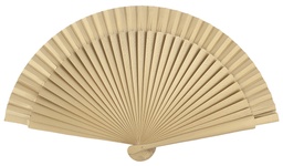 [4060] Abanico de madera (ORO)