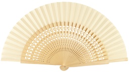 [4056] Abanico de madera (NAT)