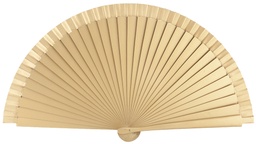 [4066] Abanico de madera (ORO)