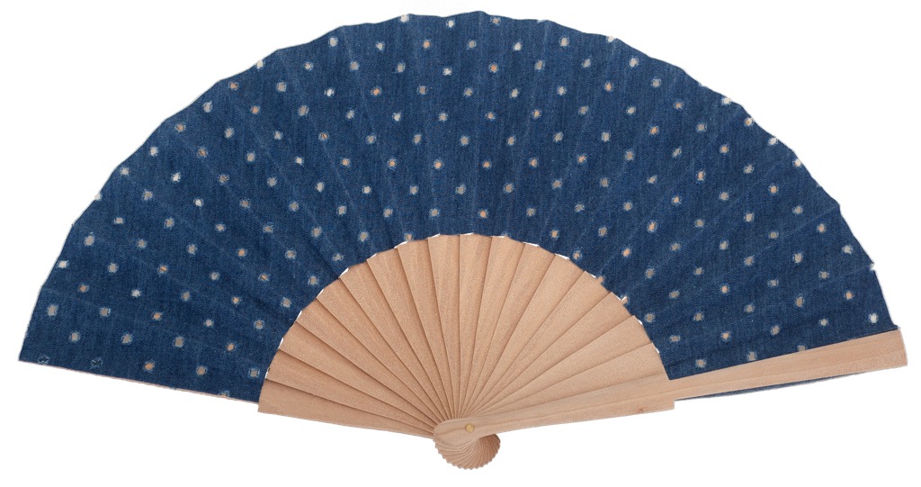Abanico de madera fantasia