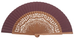 [4462] Abanico madera peral (GRA)