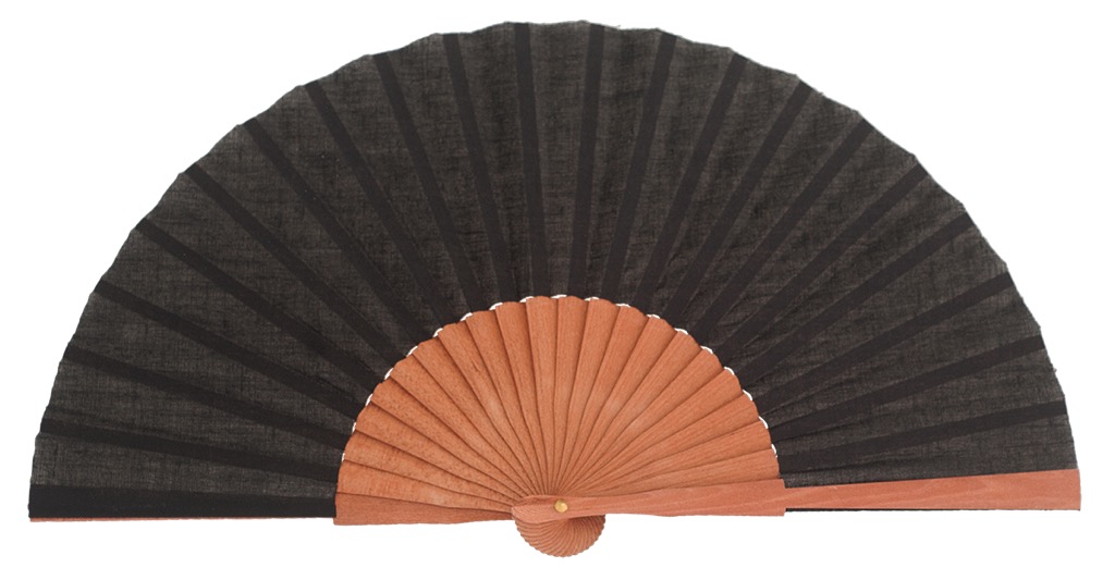 Abanico madera peral