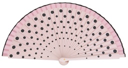 [4390] Abanico madera pintado a mano (RSN)