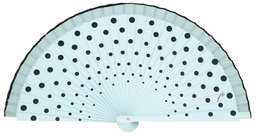 [4390] Abanico madera pintado a mano (CEN)