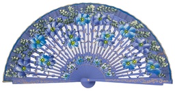 [4547] Abanico madera pintado a mano (PAS)