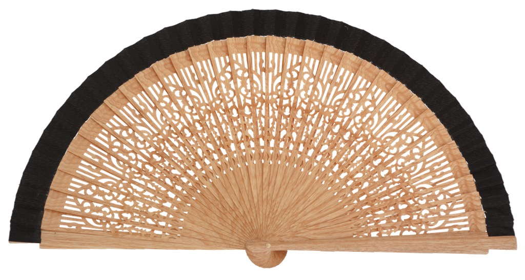 Abanico madera roble