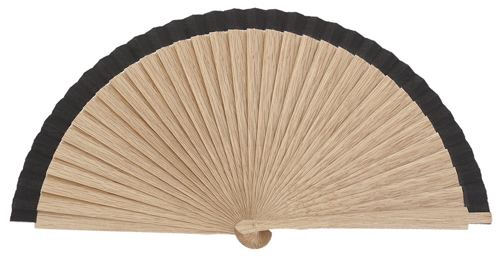 Abanico madera roble