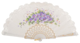 [293] Abanico plástico colección (BLA)
