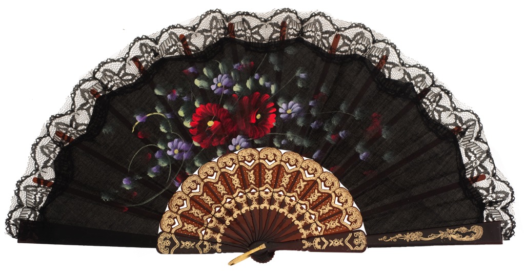 Abanico plástico colección