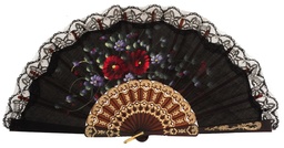 [306] Abanico plástico colección (NEG)