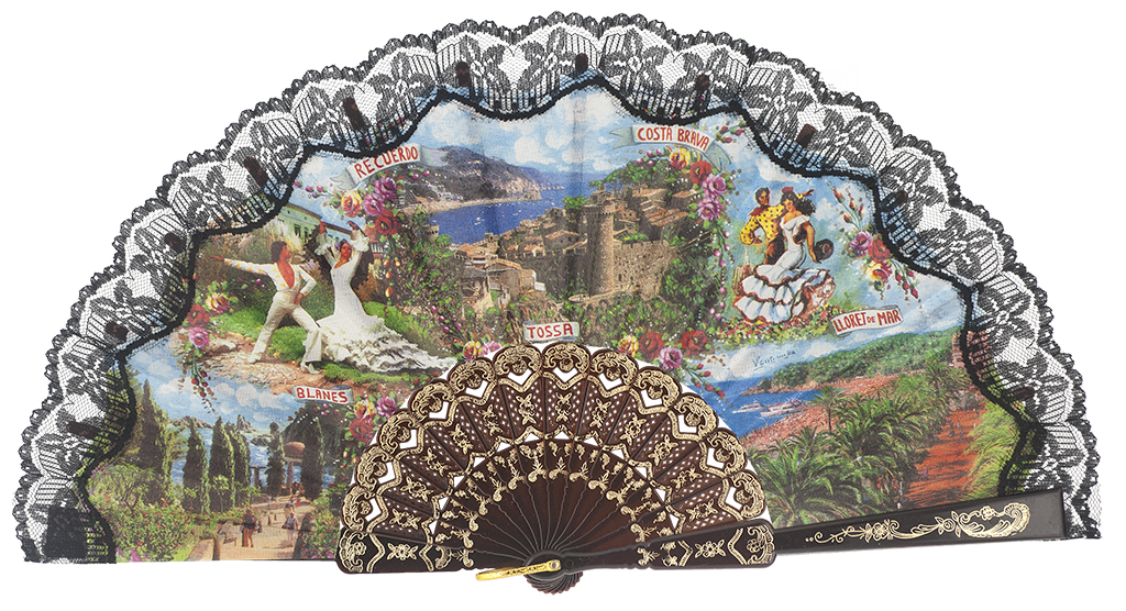Abanico plástico colección