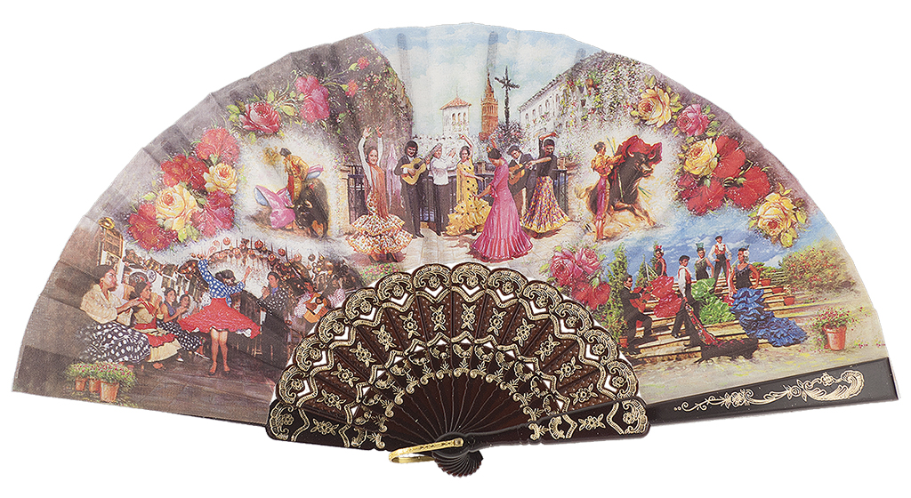 Abanico plástico colección
