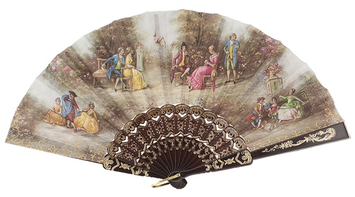 [79] Abanico plástico colección