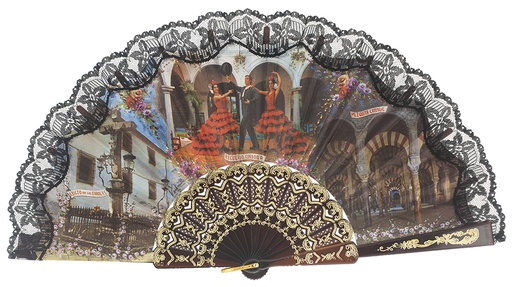 [147] Abanico plástico colección