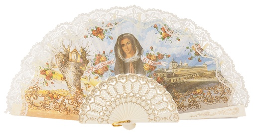 [266] Abanico plástico colección