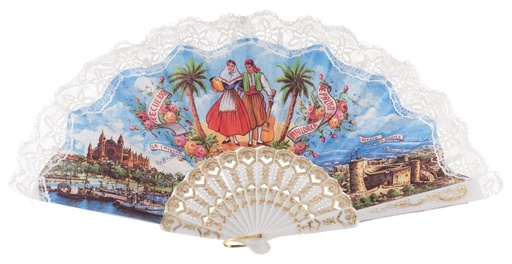 [270] Abanico plástico colección