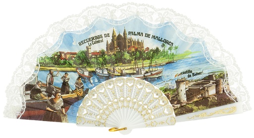 [274] Abanico plástico colección