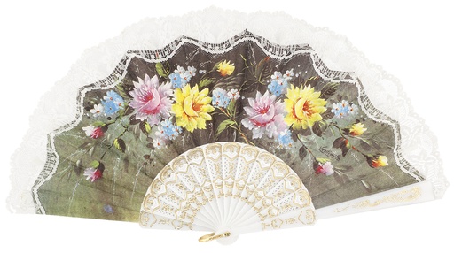 [285] Plastic fan flower collection