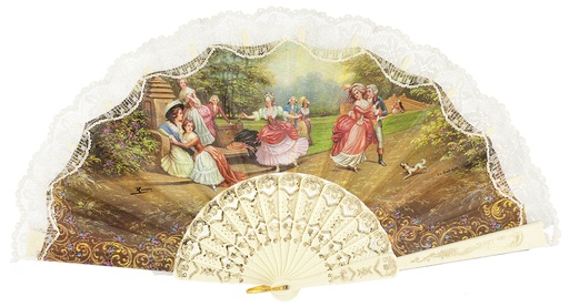 [289] Abanico plástico colección Epoca