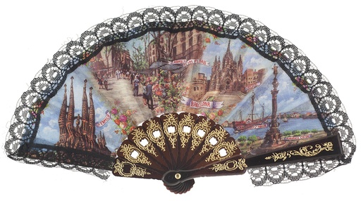 [459] Abanico plástico mini colección